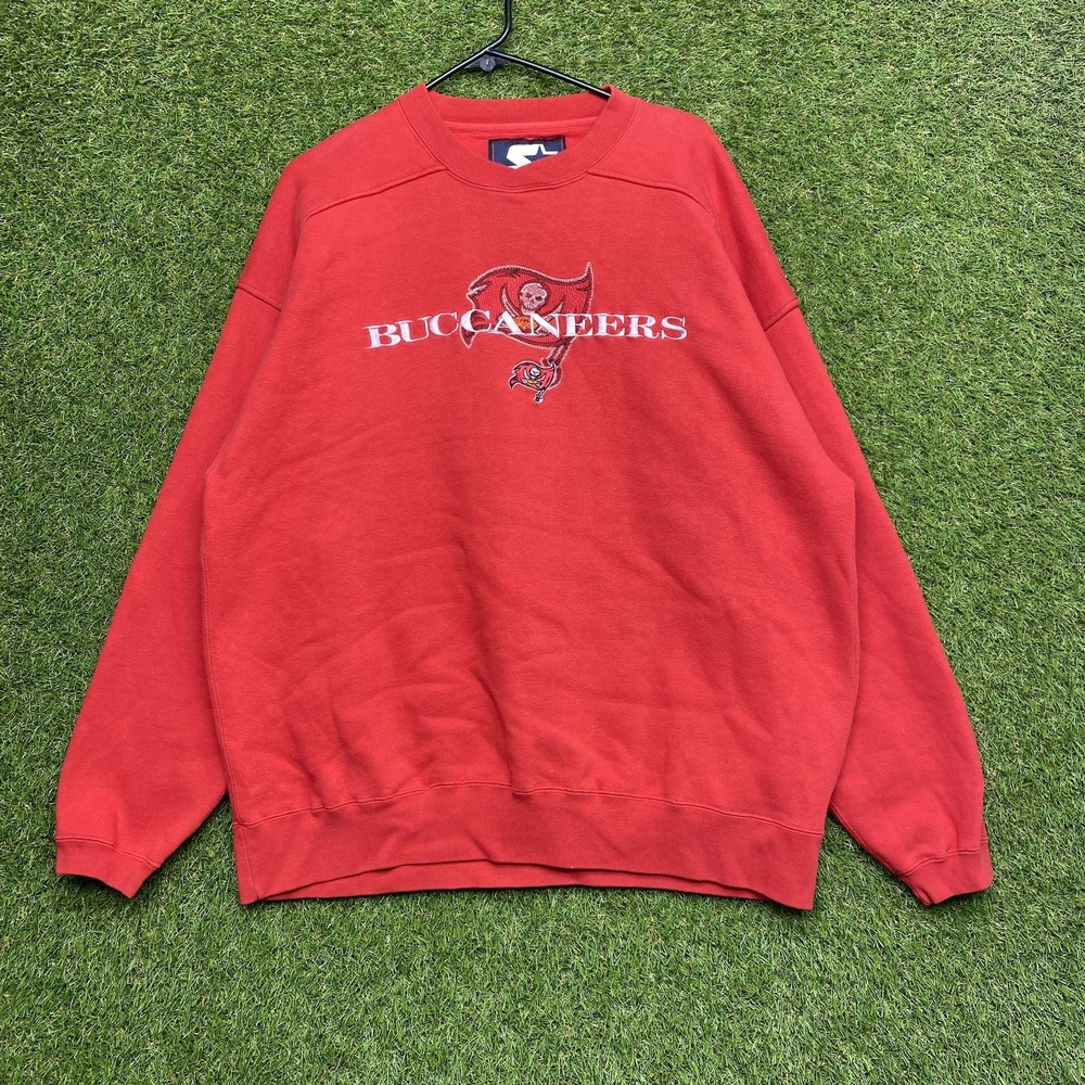 Tampa Bay Buccaneers Sweatshirt Mens XL NFL Football Pullover Crewneck Starter